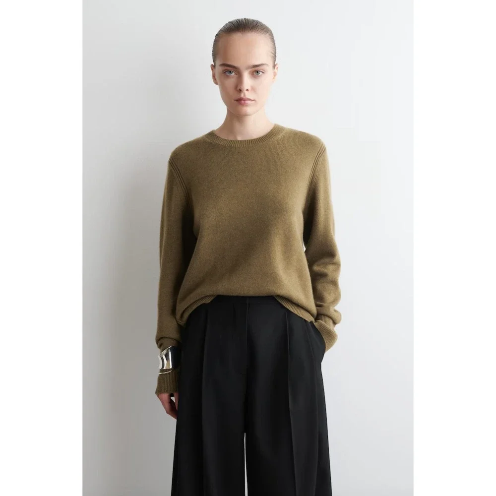 COS Cashmere Sweater Green Size S - Picture 2 of 9